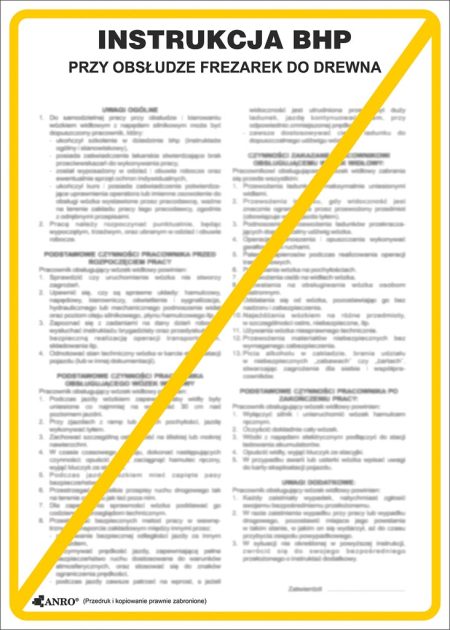 Znak bezpieczeństwa ANRO - ZZ-IBD10 ZZ-IBD10P250x350