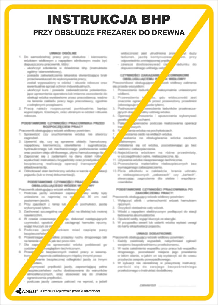 Znak bezpieczeństwa ANRO - ZZ-IBD10 ZZ-IBD10P250x350