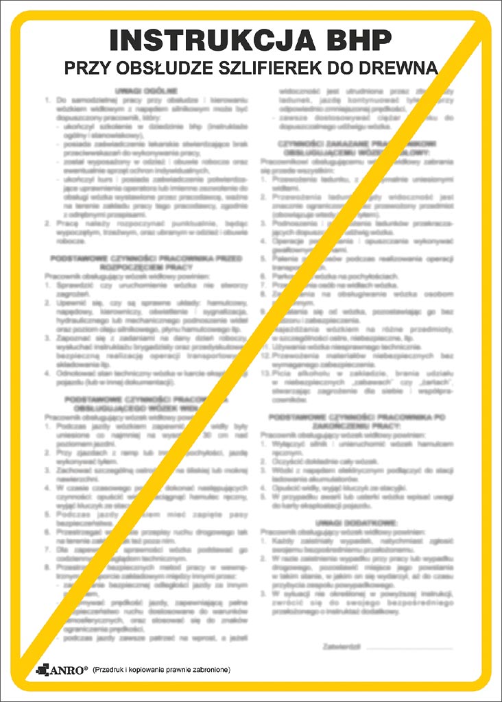 Znak bezpieczeństwa ANRO - ZZ-IBD11 ZZ-IBD11P250x350