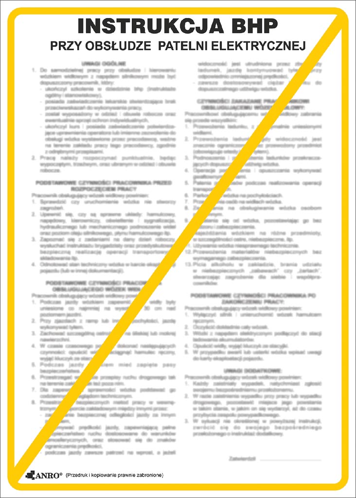 Znak bezpieczeństwa ANRO - ZZ-IBG04 ZZ-IBG04P250x350