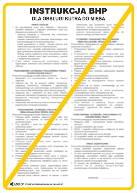 Znak bezpieczeństwa ANRO - ZZ-IBG06 ZZ-IBG06P250x350