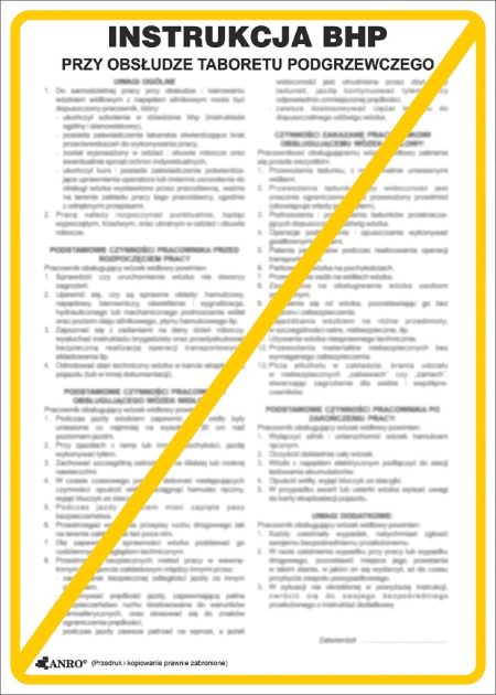 Znak bezpieczeństwa ANRO - ZZ-IBG09 ZZ-IBG09P250x350