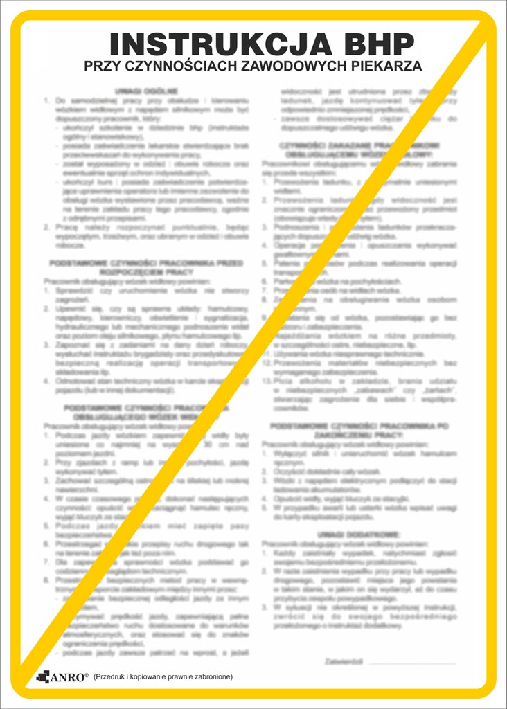 Znak bezpieczeństwa ANRO - ZZ-IBG13 ZZ-IBG13P330x460