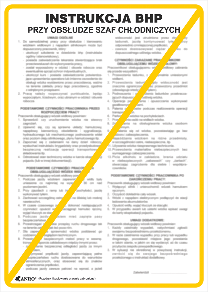 Znak bezpieczeństwa ANRO - ZZ-IBG17 ZZ-IBG17P250x350