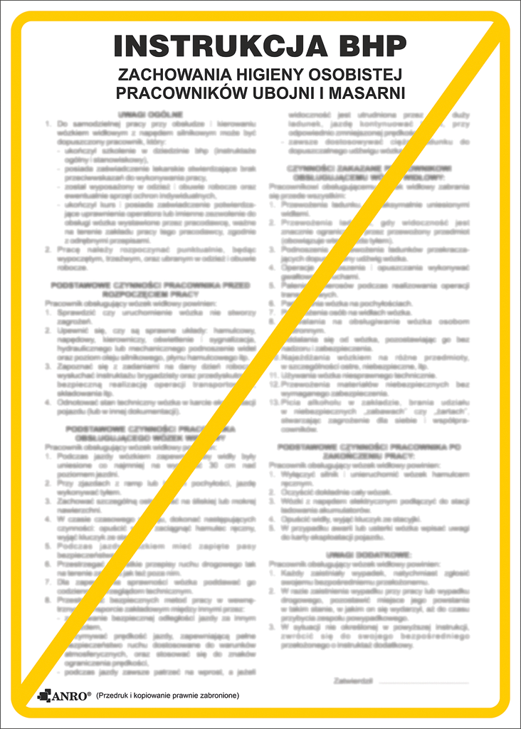 Znak bezpieczeństwa ANRO - ZZ-IBG18 ZZ-IBG18P250x350