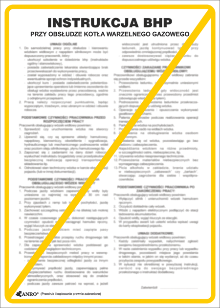 Znak bezpieczeństwa ANRO - ZZ-IBG22 ZZ-IBG22P250x350