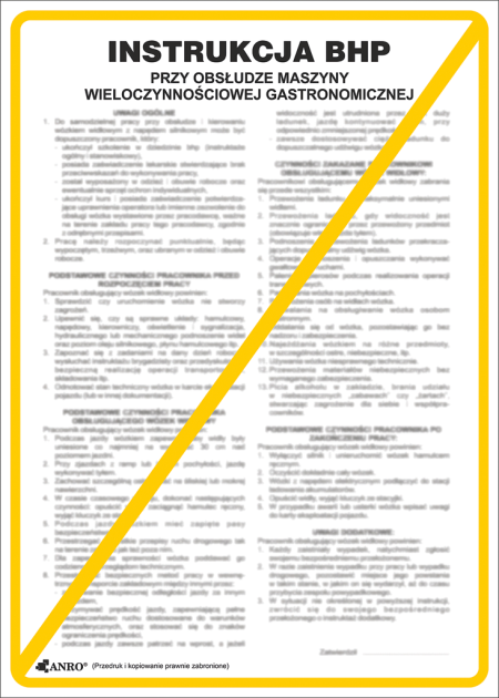 Znak bezpieczeństwa ANRO - ZZ-IBG25 ZZ-IBG25P250x350