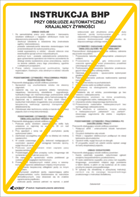 Znak bezpieczeństwa ANRO - ZZ-IBG26 ZZ-IBG26P250x350