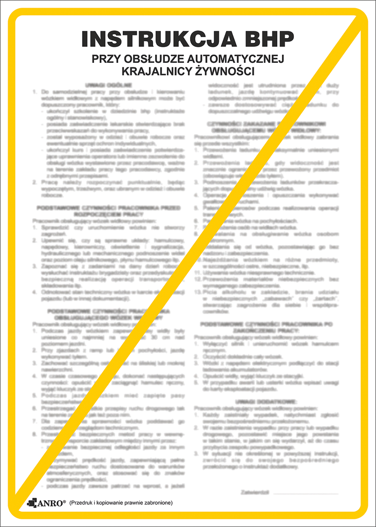 Znak bezpieczeństwa ANRO - ZZ-IBG26 ZZ-IBG26P250x350