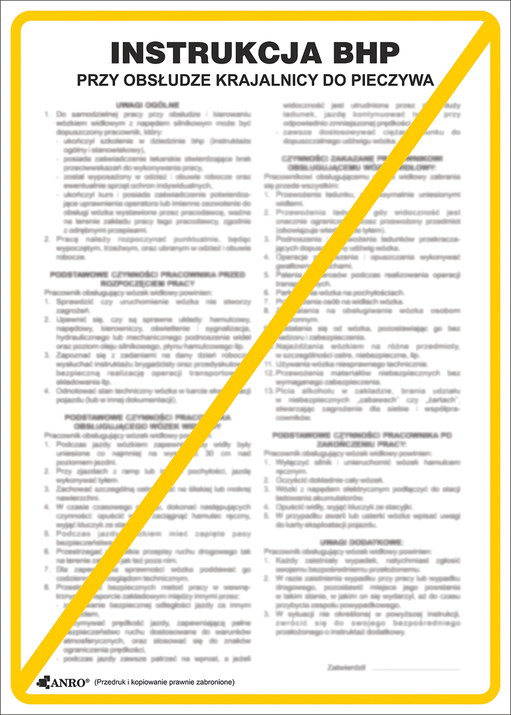 Znak bezpieczeństwa ANRO - ZZ-IBG27 ZZ-IBG27P250x350