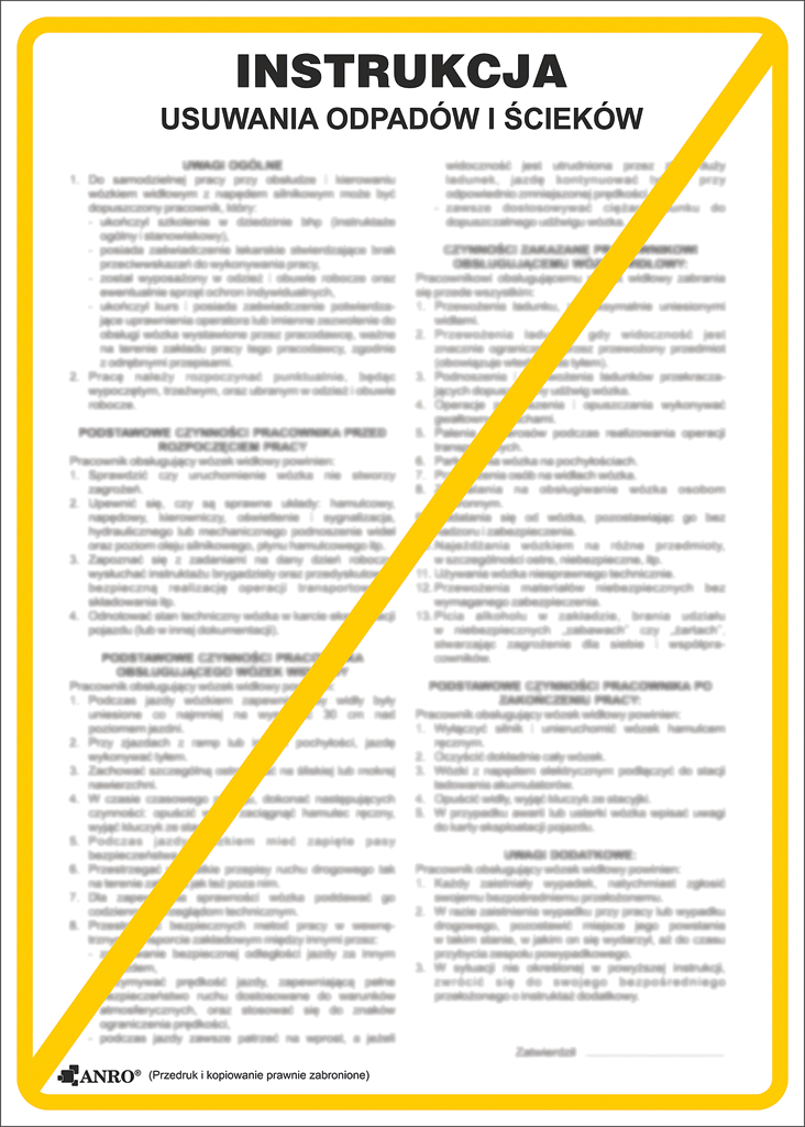 Znak bezpieczeństwa ANRO - ZZ-IBG34 ZZ-IBG34P250x350