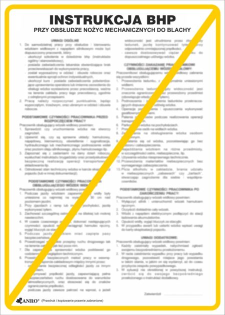 Znak bezpieczeństwa ANRO - ZZ-IBM01 ZZ-IBM01P310x420