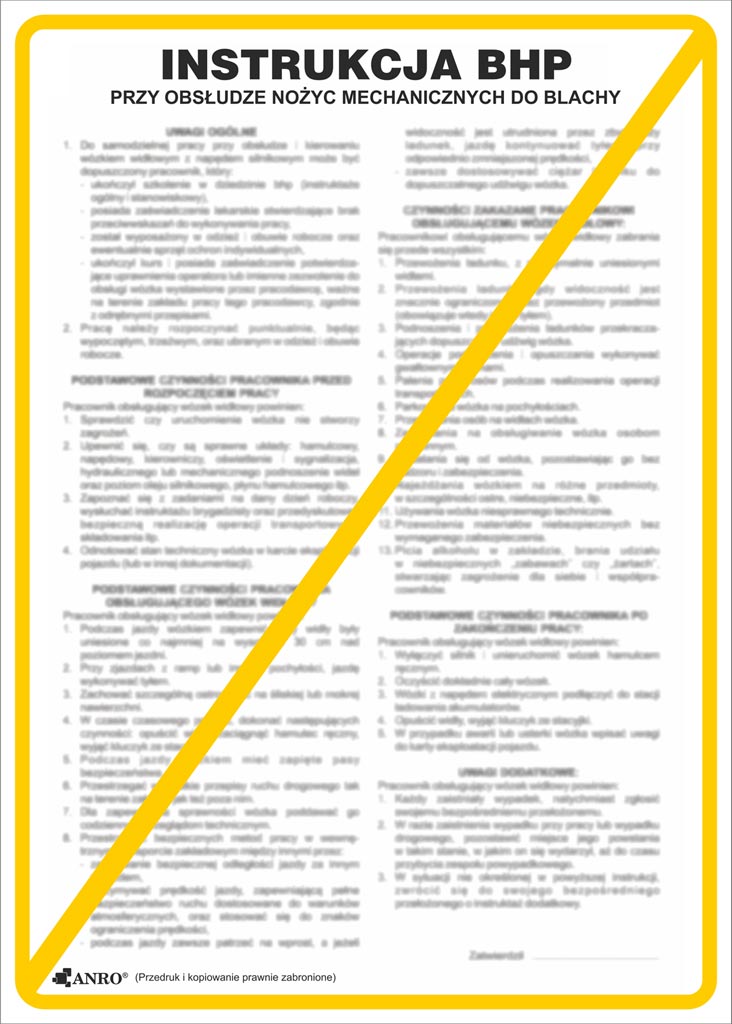 Znak bezpieczeństwa ANRO - ZZ-IBM01 ZZ-IBM01P310x420