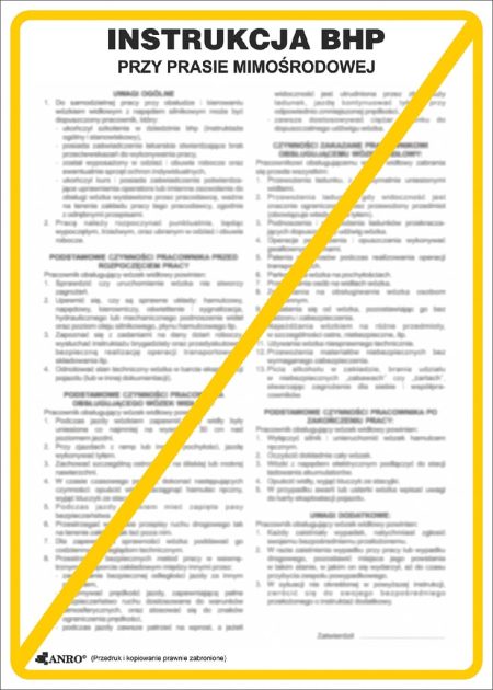 Znak bezpieczeństwa ANRO - ZZ-IBM05 ZZ-IBM05P250x350