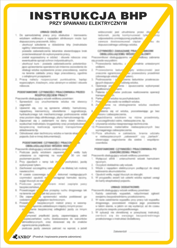 Znak bezpieczeństwa ANRO - ZZ-IBM09 ZZ-IBM09P250x350