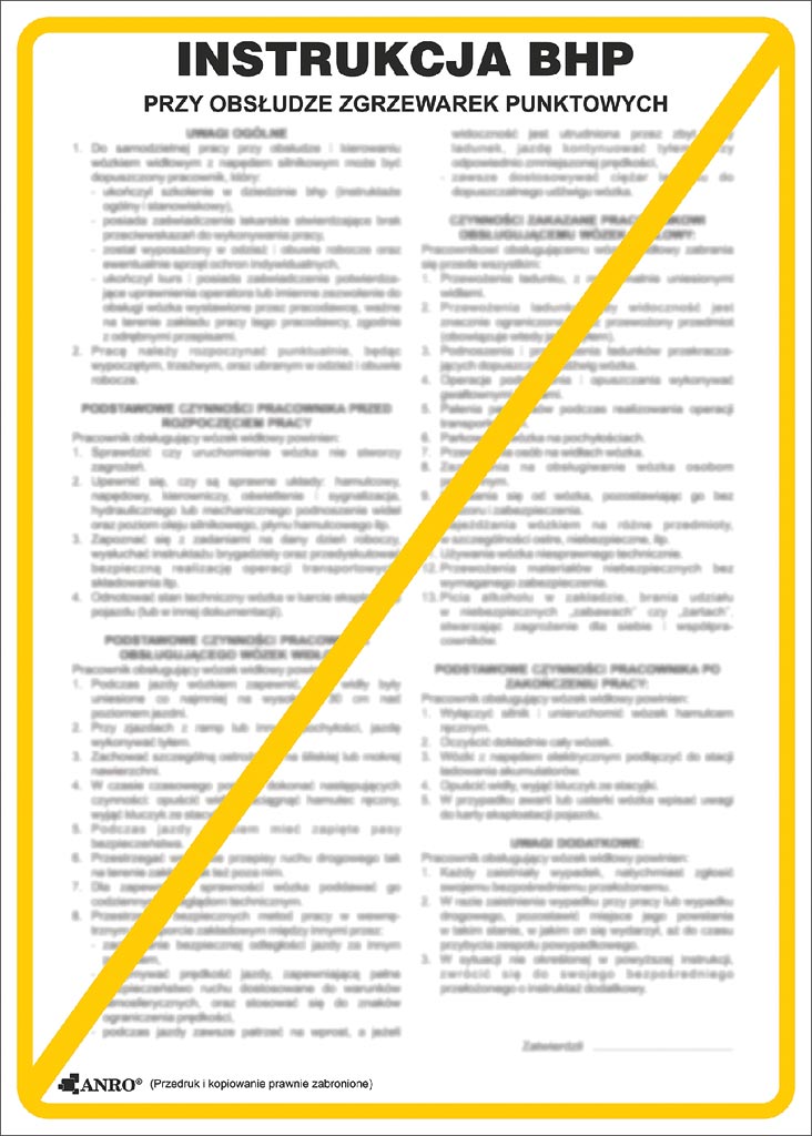 Znak bezpieczeństwa ANRO - ZZ-IBM11 ZZ-IBM11P250x350