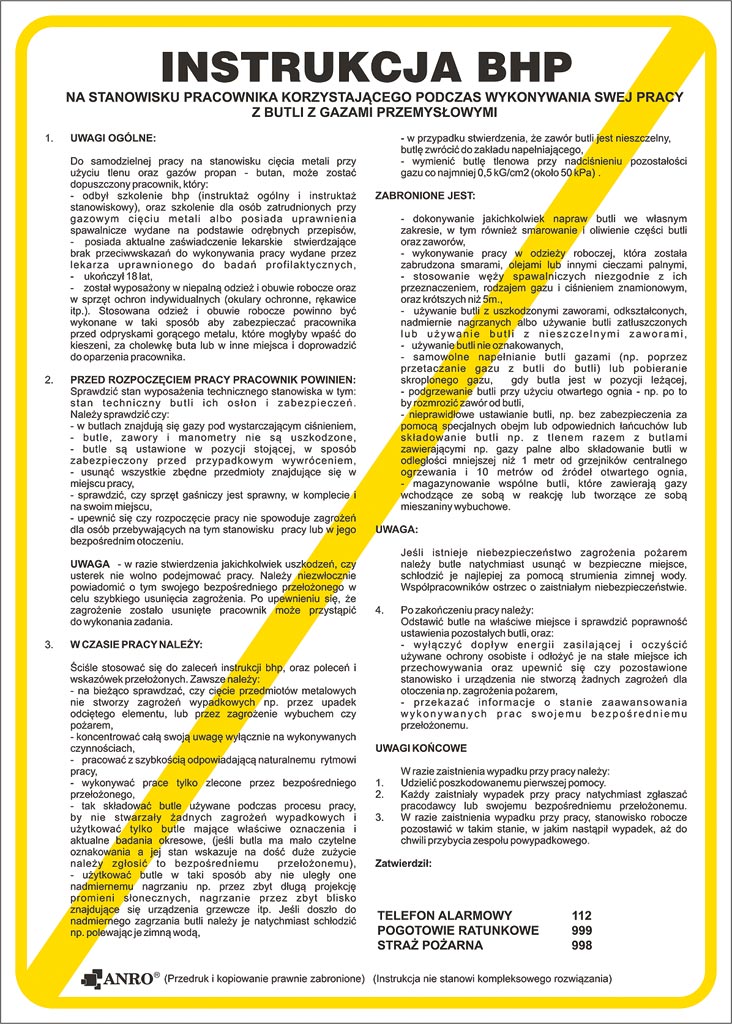 Znak bezpieczeństwa ANRO - ZZ-IBM13 ZZ-IBM13P250x350