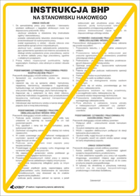 Znak bezpieczeństwa ANRO - ZZ-IBM19 ZZ-IBM19P250x350