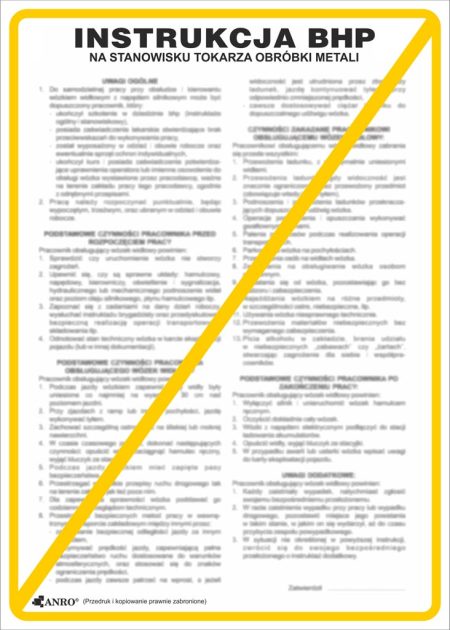Znak bezpieczeństwa ANRO - ZZ-IBM20 ZZ-IBM20P250x350