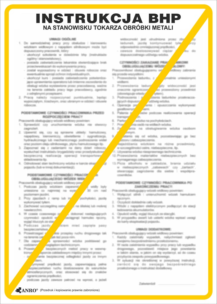 Znak bezpieczeństwa ANRO - ZZ-IBM20 ZZ-IBM20P250x350
