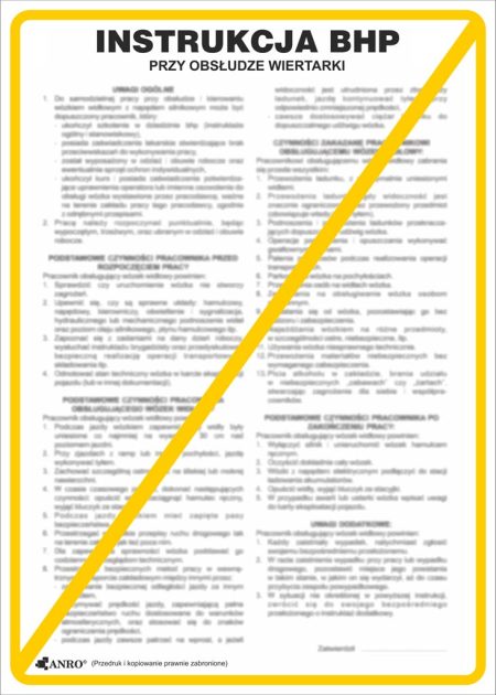 Znak bezpieczeństwa ANRO - ZZ-IBM23 ZZ-IBM23P250x350