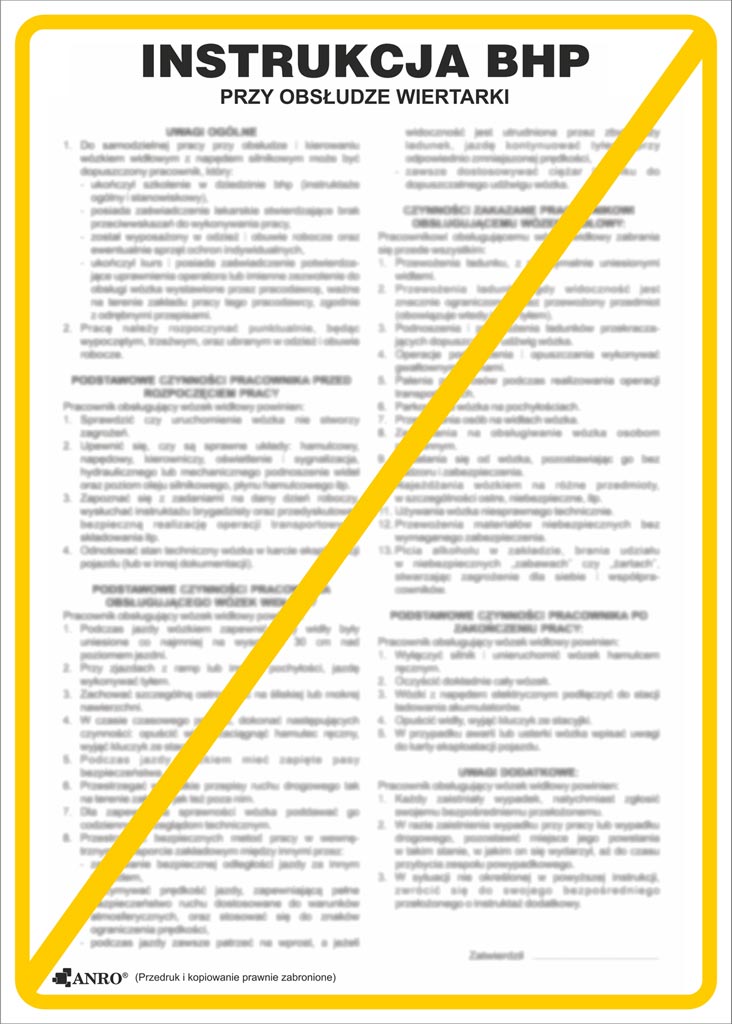 Znak bezpieczeństwa ANRO - ZZ-IBM23 ZZ-IBM23P250x350