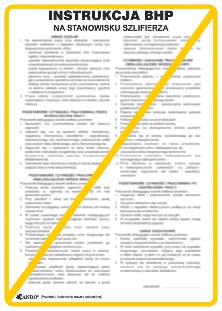 Znak bezpieczeństwa ANRO - ZZ-IBM27 ZZ-IBM27P250x350