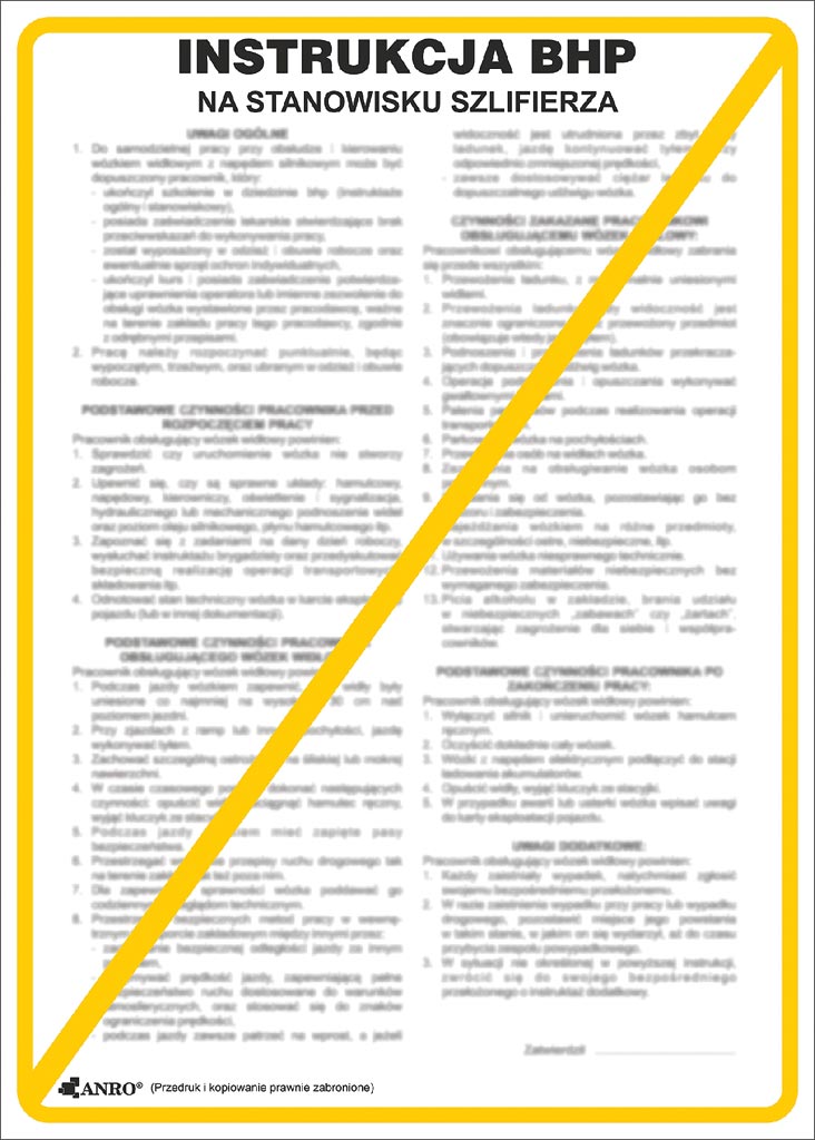 Znak bezpieczeństwa ANRO - ZZ-IBM27 ZZ-IBM27P250x350