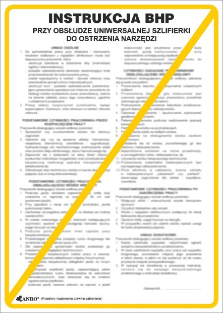 Znak bezpieczeństwa ANRO - ZZ-IBM30 ZZ-IBM30P250x350