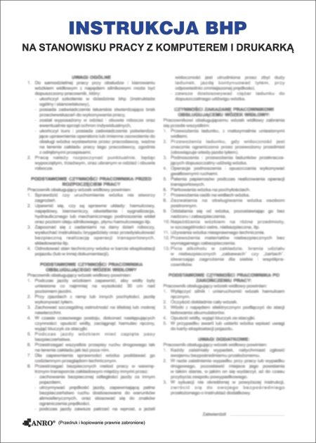 Znak bezpieczeństwa ANRO - ZZ-IBN01 ZZ-IBN01P250x350