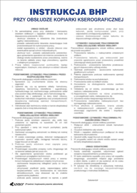 Znak bezpieczeństwa ANRO - ZZ-IBN03 ZZ-IBN03P250x350