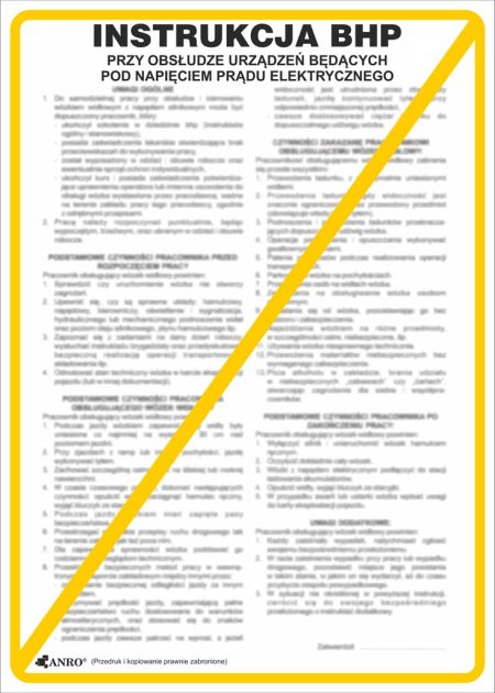 Znak bezpieczeństwa ANRO - ZZ-IBN08 ZZ-IBN08P250x350