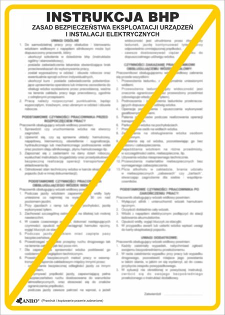 Znak bezpieczeństwa ANRO - ZZ-IBN10 ZZ-IBN10P250x350