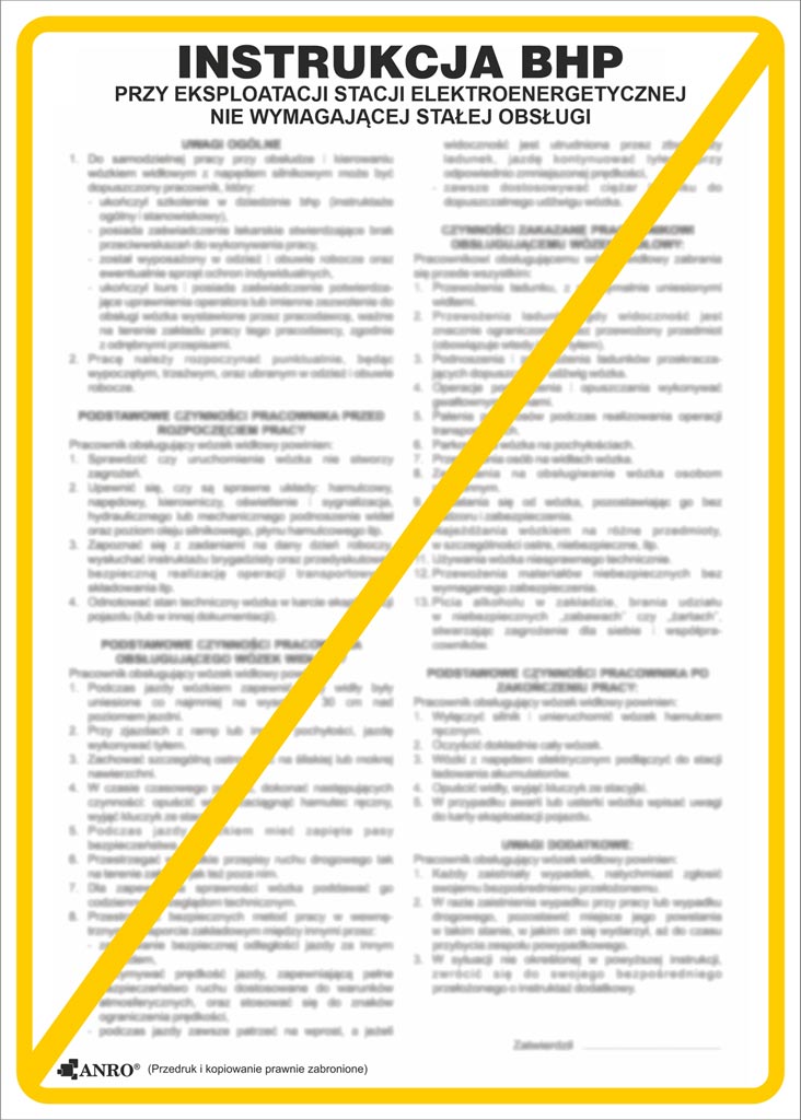 Znak bezpieczeństwa ANRO - ZZ-IBN13 ZZ-IBN13P250x350