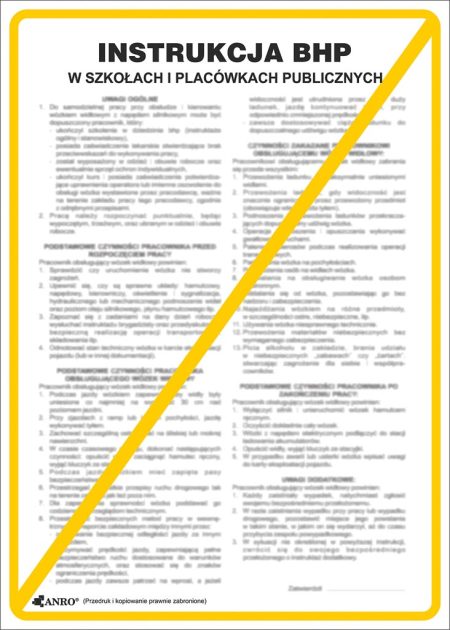 Znak bezpieczeństwa ANRO - ZZ-IBN16 ZZ-IBN16P250x350