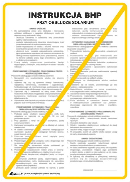 Znak bezpieczeństwa ANRO - ZZ-IBN28 ZZ-IBN28P250x350