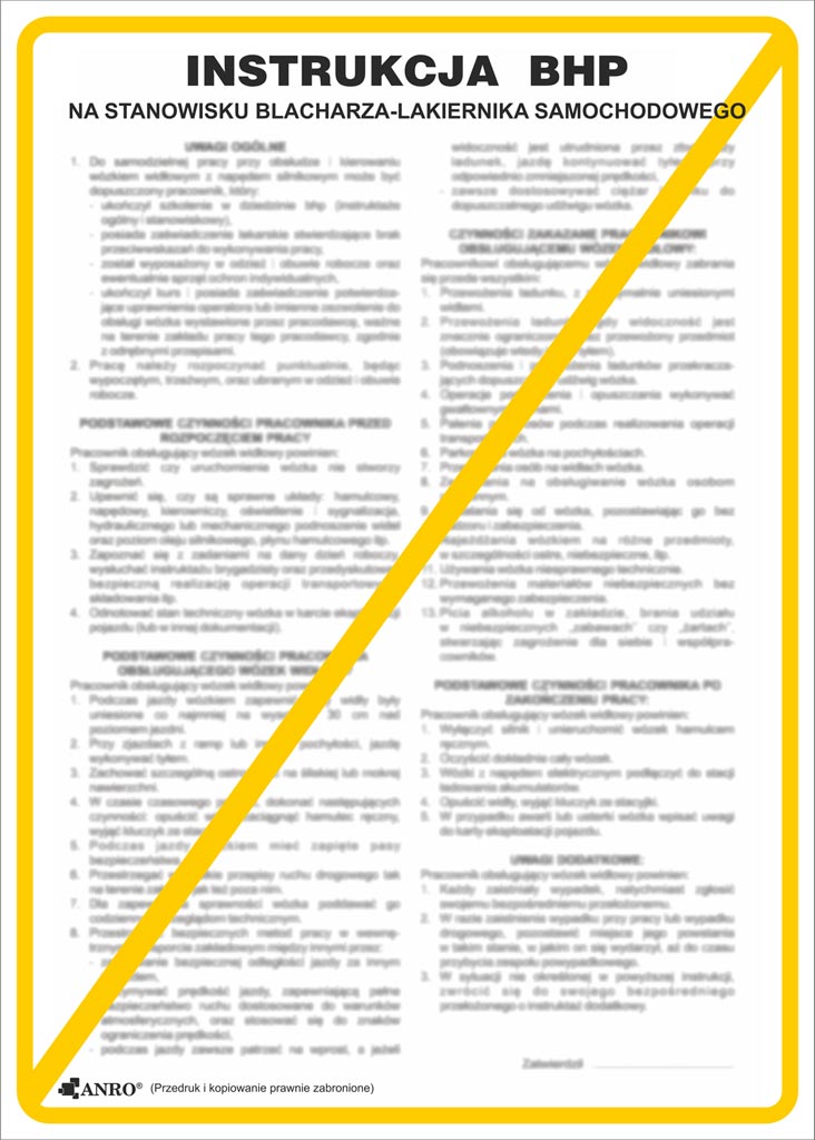 Znak bezpieczeństwa ANRO - ZZ-IBS02 ZZ-IBS02P330x460