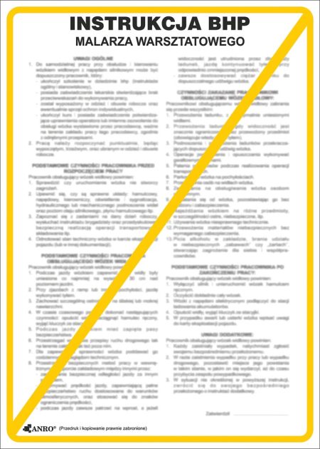 Znak bezpieczeństwa ANRO - ZZ-IBS06 ZZ-IBS06P250x350