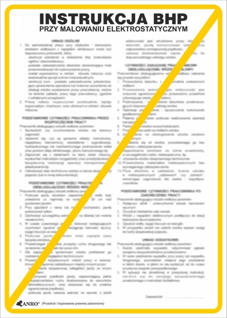 Znak bezpieczeństwa ANRO - ZZ-IBS07 ZZ-IBS07P350x500