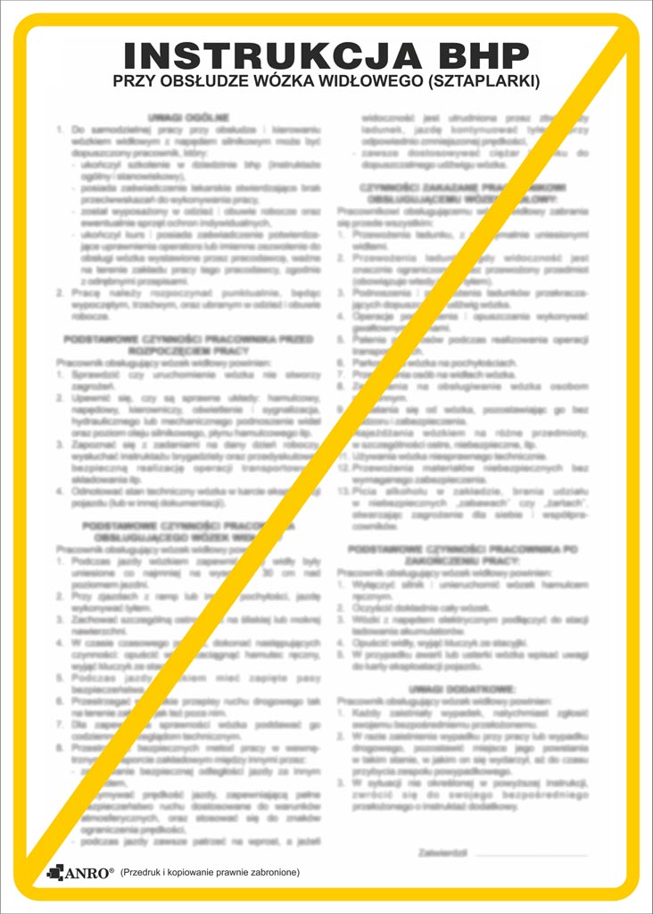 Znak bezpieczeństwa ANRO - ZZ-IBT04 ZZ-IBT04P250x350