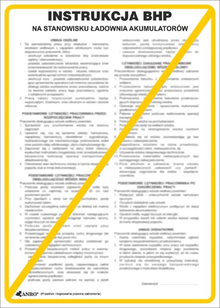 Znak bezpieczeństwa ANRO - ZZ-IBT06 ZZ-IBT06P250x350