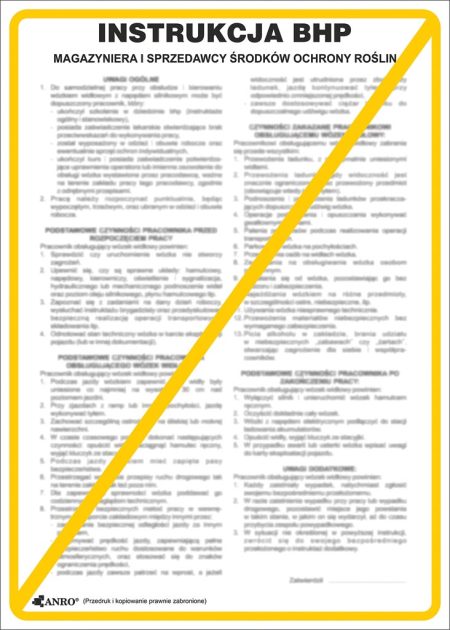 Znak bezpieczeństwa ANRO - ZZ-IBT09 ZZ-IBT09P250x350