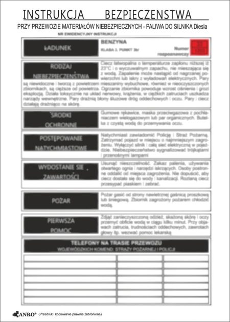 Znak bezpieczeństwa ANRO - ZZ-IBT12 ZZ-IBT12P210x320