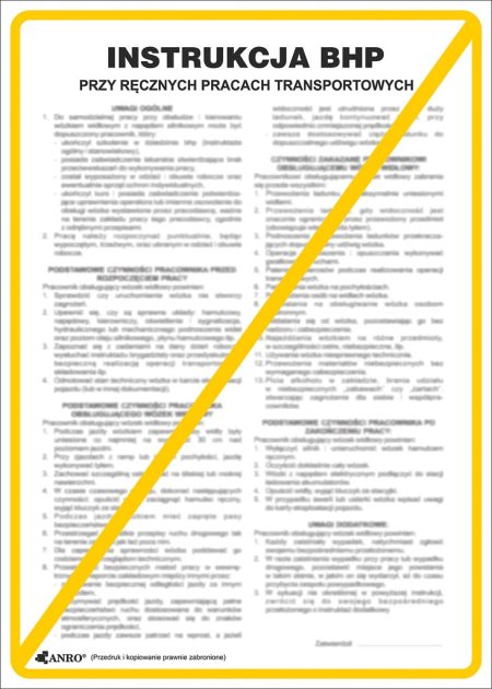 Znak bezpieczeństwa ANRO - ZZ-IBT18 ZZ-IBT18P250x350