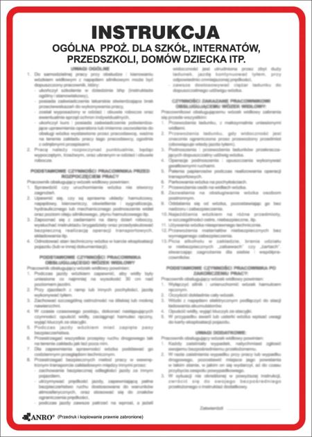 Znak bezpieczeństwa ANRO - ZZ-IP18 ZZ-IP18P250x350