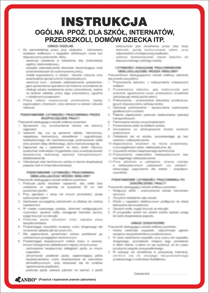 Znak bezpieczeństwa ANRO - ZZ-IP18 ZZ-IP18P250x350