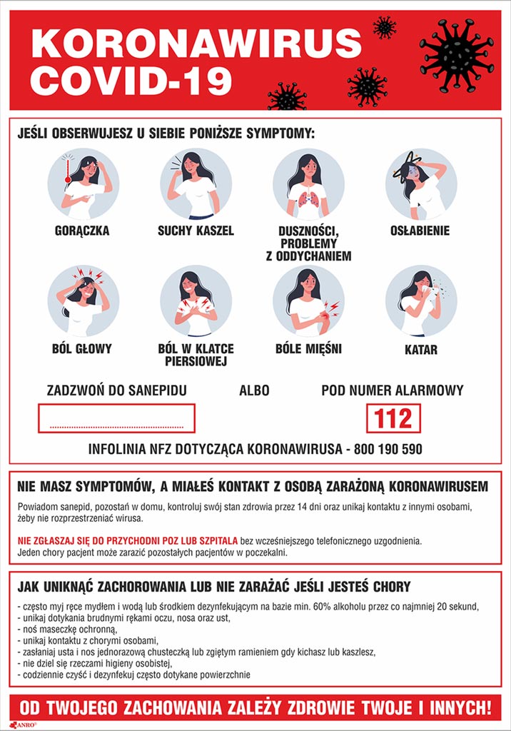 Znak bezpieczeństwa ANRO - ZZ-IB20P ZZ-IB20P250X350