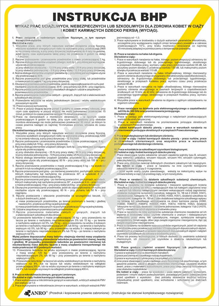 Znak bezpieczeństwa ANRO - ZZ-IB07 ZZ-IB07P250x350