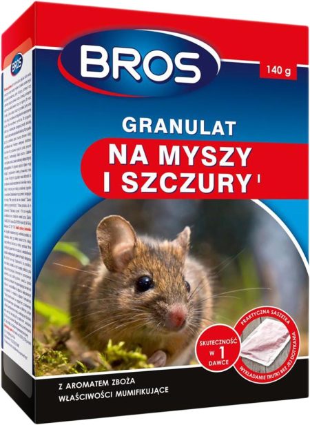 Granulat na myszy i szczury BROS - BROS-GRAN-MYSZ BROS-GRAN-MYSZ