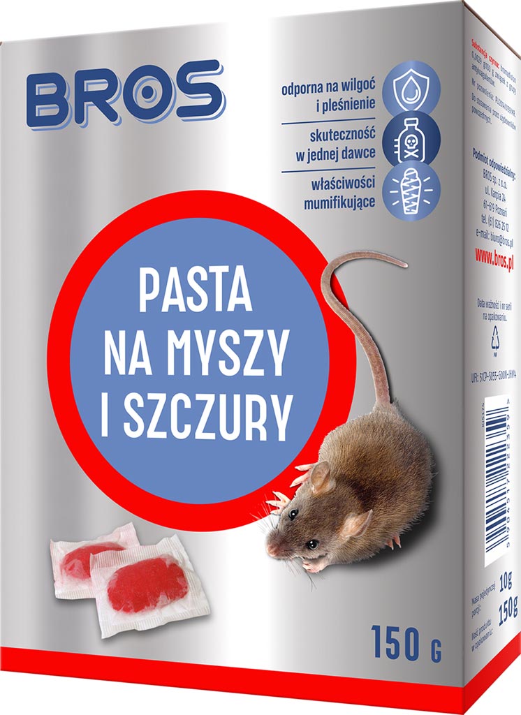 Pasta na myszy i szczury BROS - BROS-PAS-MYSZ BROS-PAS-MYSZ100